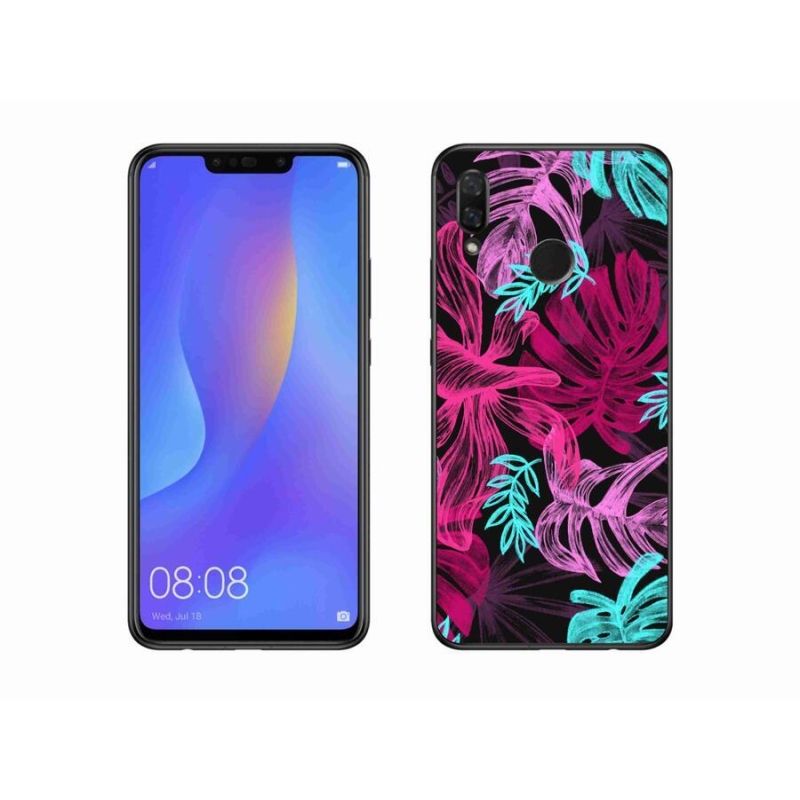 Gélový kryt mmCase na mobil Huawei Nova 3 - kvety 1