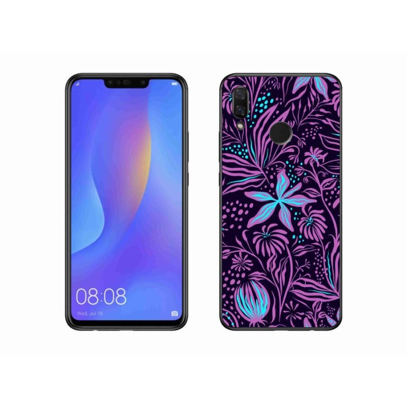 Gélový kryt mmCase na mobil Huawei Nova 3 - kvety 2