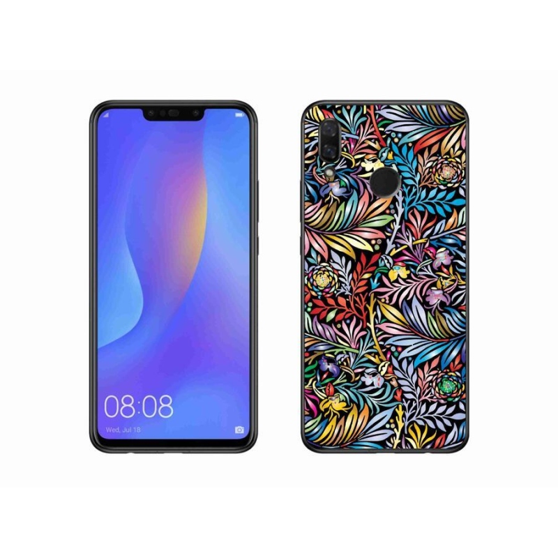 Gélový kryt mmCase na mobil Huawei Nova 3 - kvety 5