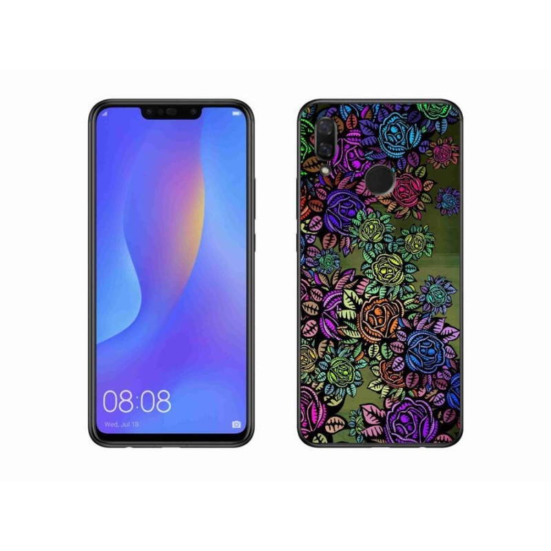 Gélový kryt mmCase na mobil Huawei Nova 3 - kvety 6