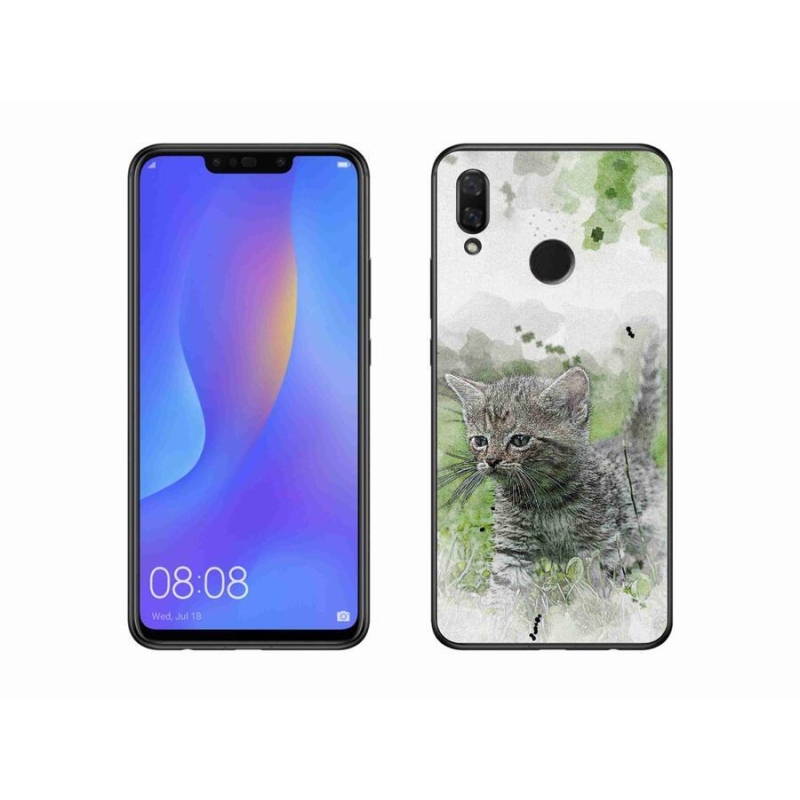 Gélový kryt mmCase na mobil Huawei Nova 3 - roztomilé mačiatko 1