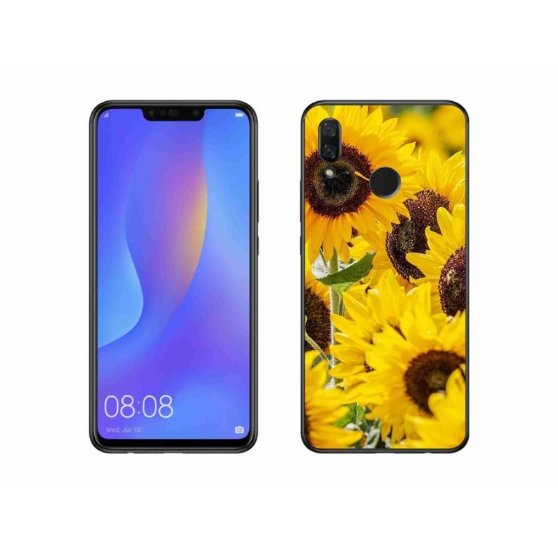 Gélový kryt mmCase na mobil Huawei Nova 3 - slnečnica