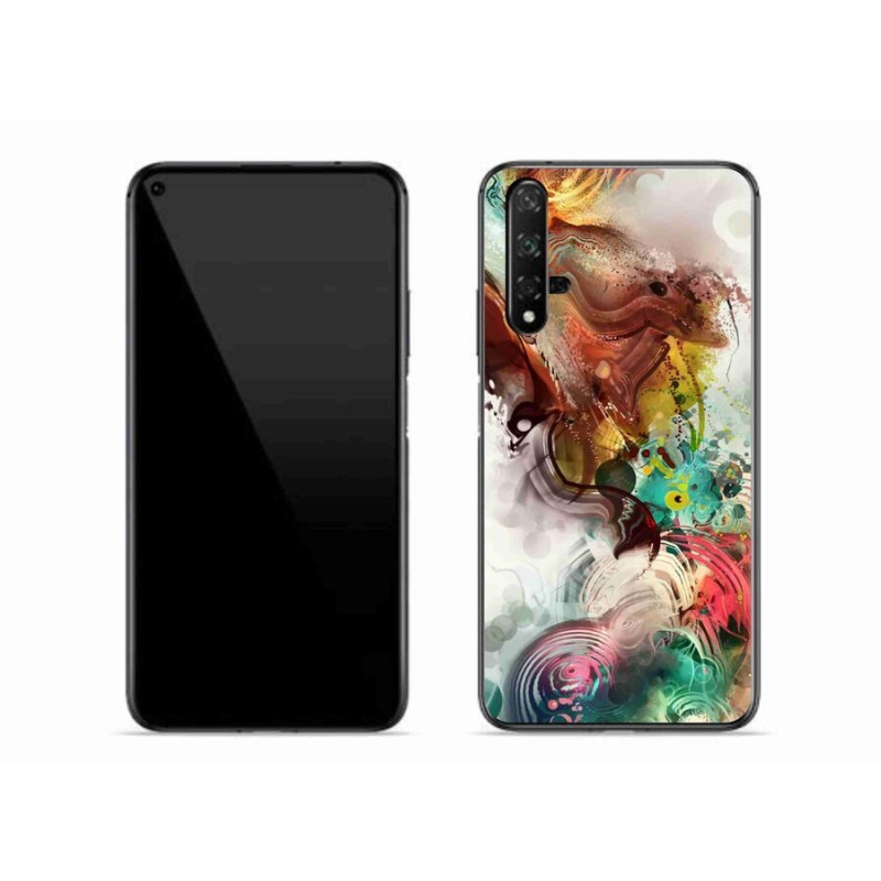 Gélový kryt mmCase na mobil Huawei Nova 5T - abstrakt 1