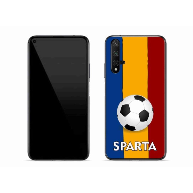 Gélový kryt mmCase na mobil Huawei Nova 5T - futbal 1