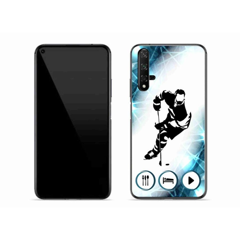 Gélový kryt mmCase na mobil Huawei Nova 5T - hokej 1