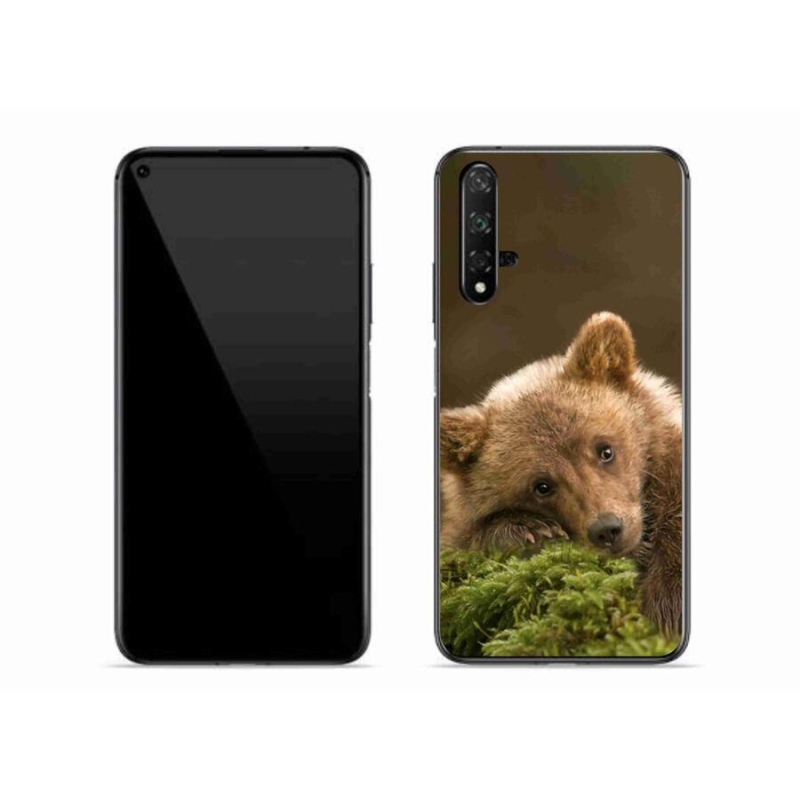 Gélový kryt mmCase na mobil Huawei Nova 5T - medveď