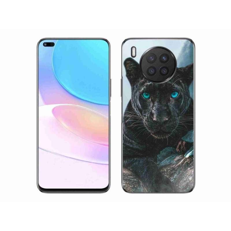 Gélový kryt mmCase na mobil Huawei Nova 8i - čierny panter