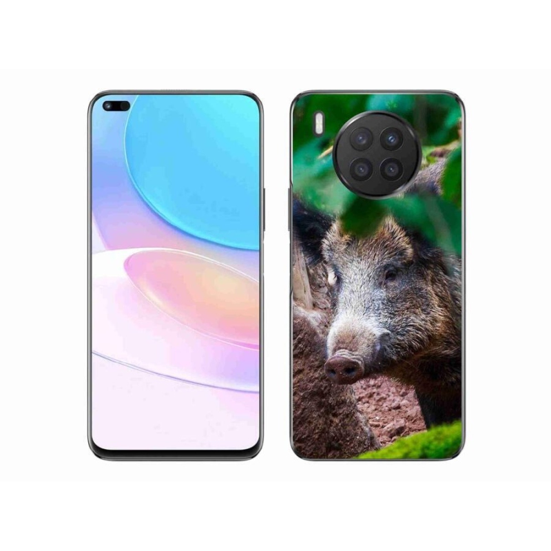 Gélový kryt mmCase na mobil Huawei Nova 8i - divoké prasa