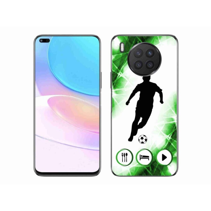 Gélový kryt mmCase na mobil Huawei Nova 8i - futbalista