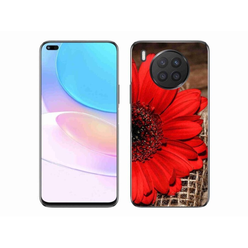 Gélový kryt mmCase na mobil Huawei Nova 8i - gerbera