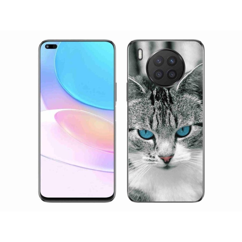 Gélový kryt mmCase na mobil Huawei Nova 8i - mačacie pohľad 1