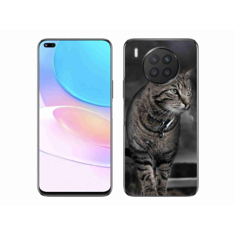 Gélový kryt mmCase na mobil Huawei Nova 8i - mačka