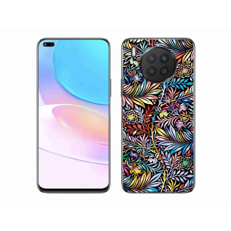 Gélový kryt mmCase na mobil Huawei Nova 8i - kvety 5