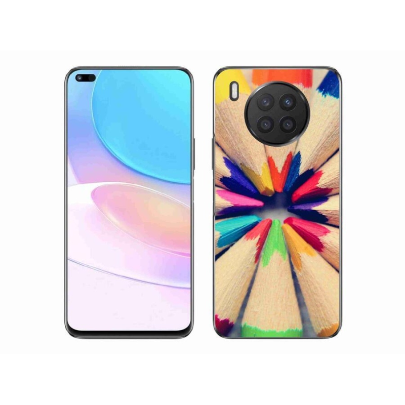 Gélový kryt mmCase na mobil Huawei Nova 8i - pastelky