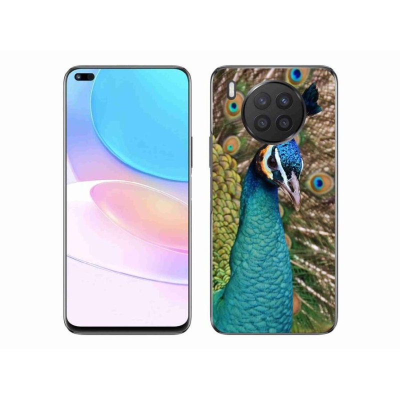 Gélový kryt mmCase na mobil Huawei Nova 8i - páv