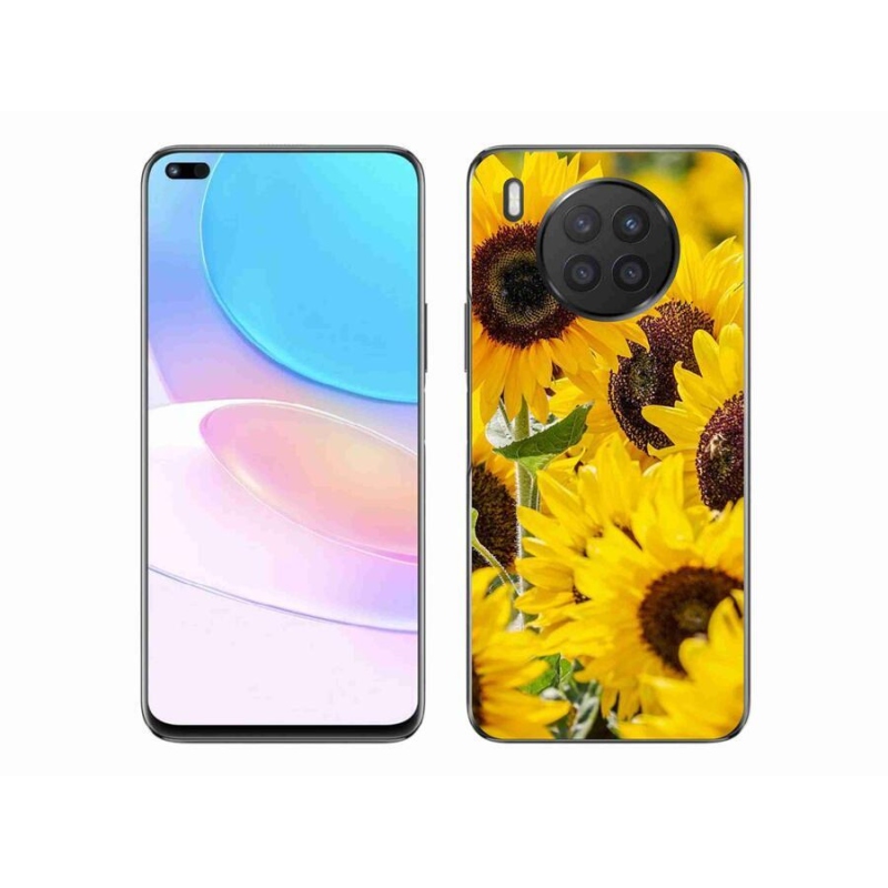 Gélový kryt mmCase na mobil Huawei Nova 8i - slnečnica