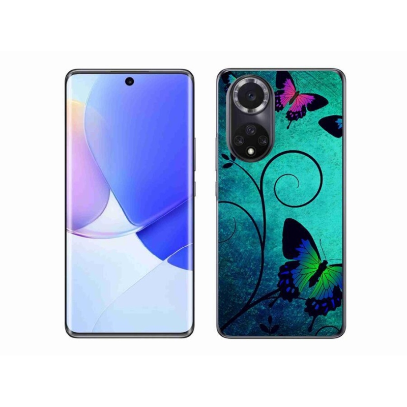 Gélový kryt mmCase na mobil Huawei Nova 9 - farebné motýle