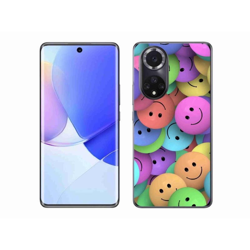 Gélový kryt mmCase na mobil Huawei Nova 9 - farební smajlíci