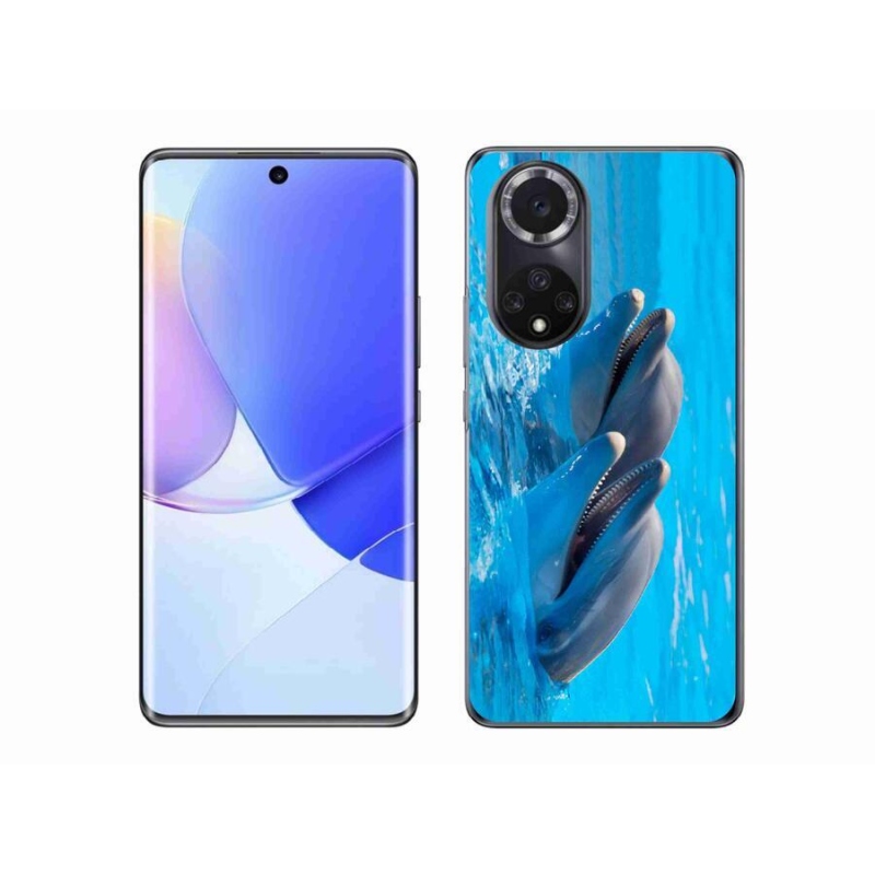 Gélový kryt mmCase na mobil Huawei Nova 9 - delfíny