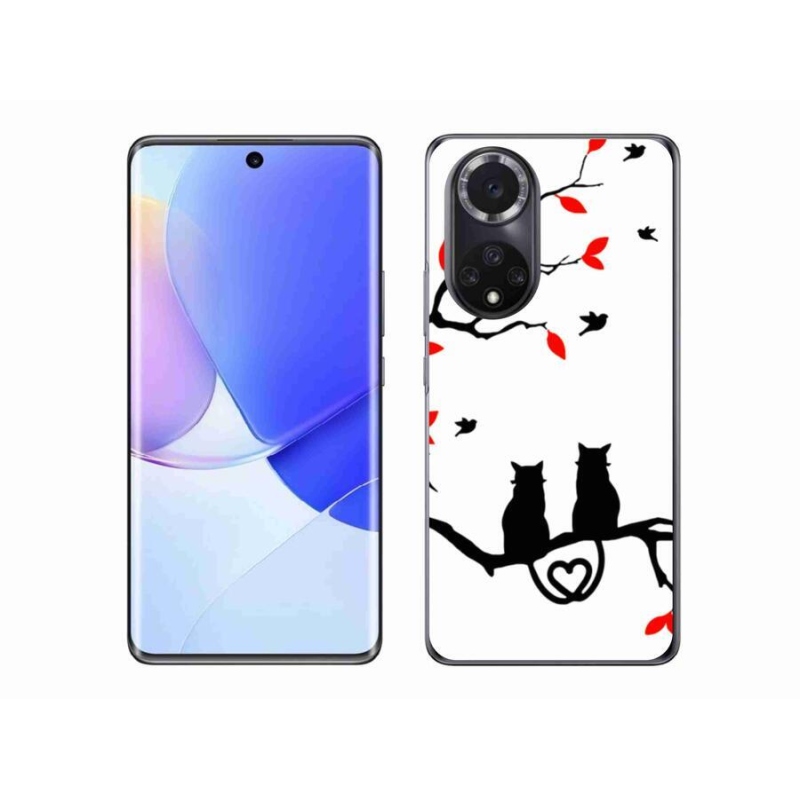 Gélový kryt mmCase na mobil Huawei Nova 9 - mačacia láska