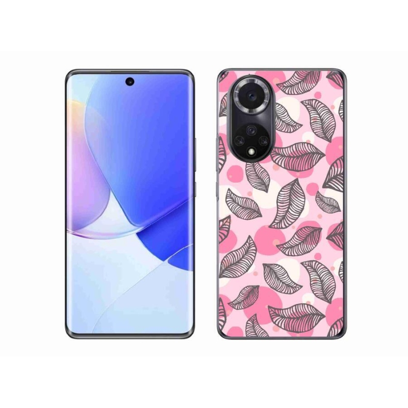 Gélový kryt mmCase na mobil Huawei Nova 9 - kreslené padajúce listy