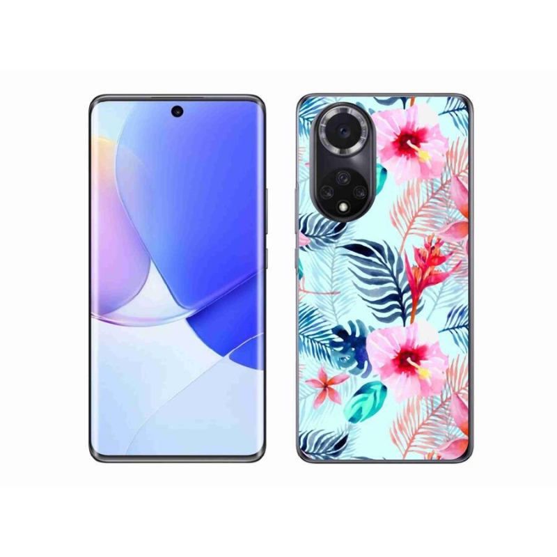 Gélový kryt mmCase na mobil Huawei Nova 9 - kvety