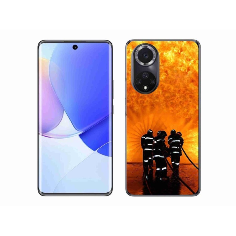 Gélový kryt mmCase na mobil Huawei Nova 9 - požiar