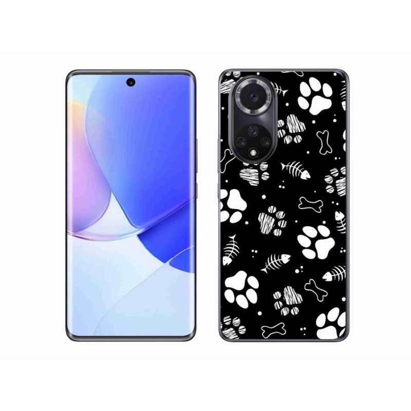 Gélový kryt mmCase na mobil Huawei Nova 9 - psie labky