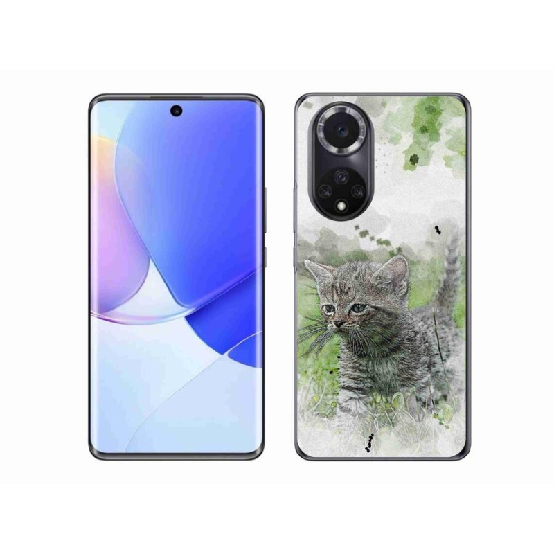 Gélový kryt mmCase na mobil Huawei Nova 9 - roztomilé mačiatko 1