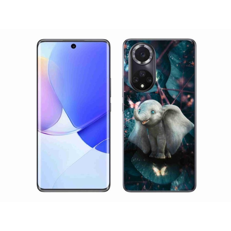 Gélový kryt mmCase na mobil Huawei Nova 9 - roztomilý slon