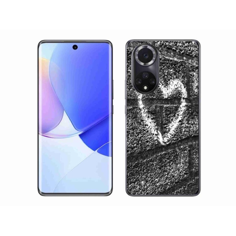 Gélový kryt mmCase na mobil Huawei Nova 9 - srdce na stene