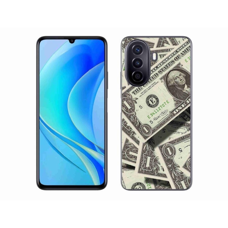 Gélový kryt mmCase na mobil Huawei Nova Y70 - americký dolár