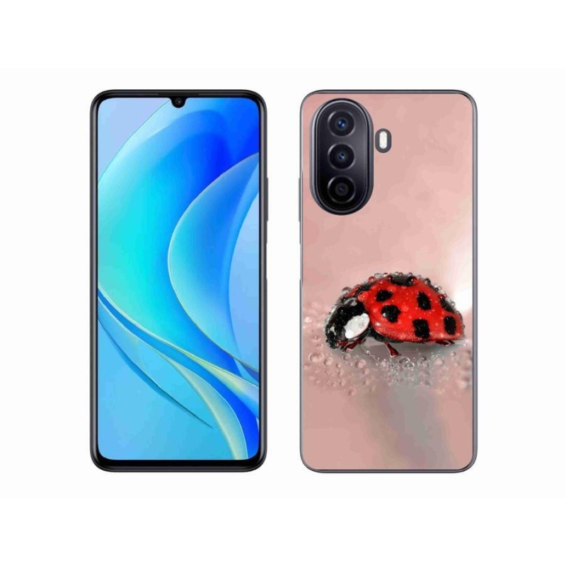 Gélový kryt mmCase na mobil Huawei Nova Y70 - lienka