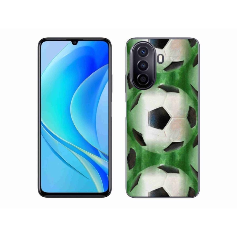 Gélový kryt mmCase na mobil Huawei Nova Y70 - futbalová lopta