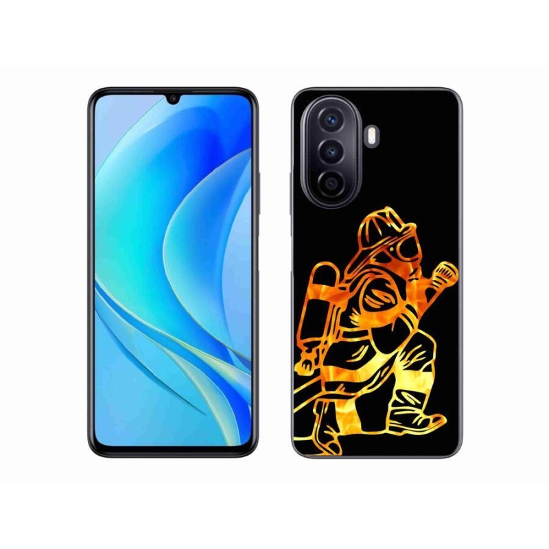 Gélový kryt mmCase na mobil Huawei Nova Y70 - hasič 1