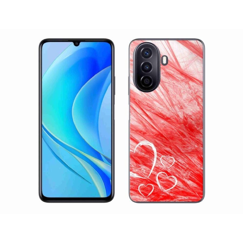 Gélový kryt mmCase na mobil Huawei Nova Y70 - heart