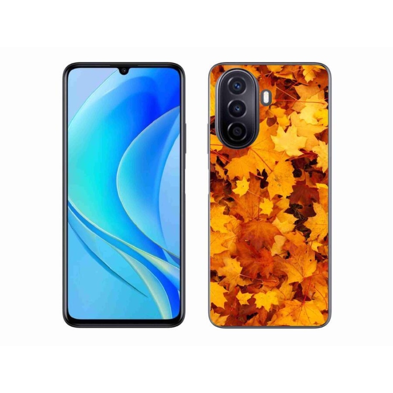 Gélový kryt mmCase na mobil Huawei Nova Y70 - javorové listy