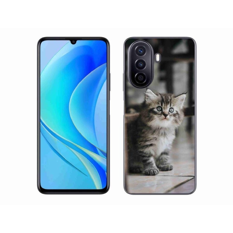 Gélový kryt mmCase na mobil Huawei Nova Y70 - mačiatko