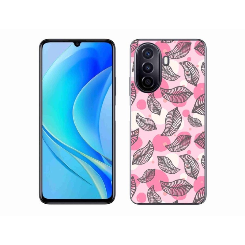 Gélový kryt mmCase na mobil Huawei Nova Y70 - kreslené padajúce listy