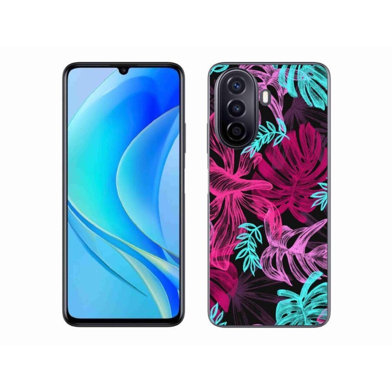 Gélový kryt mmCase na mobil Huawei Nova Y70 - kvety 1