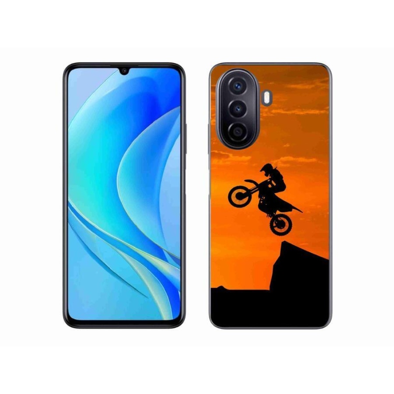 Gélový kryt mmCase na mobil Huawei Nova Y70 - motocross