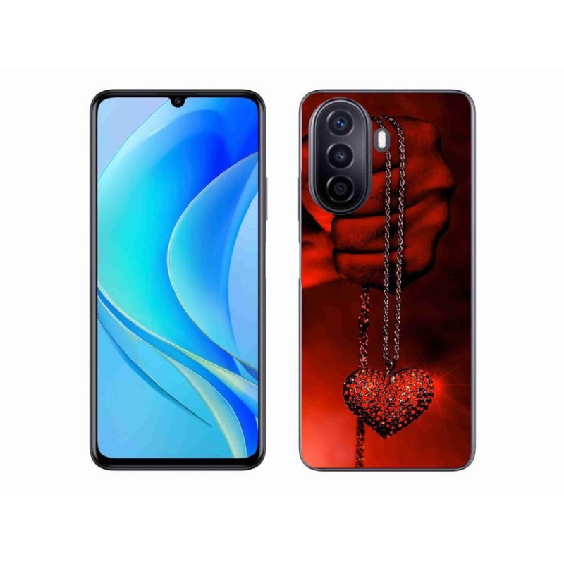 Gélový kryt mmCase na mobil Huawei Nova Y70 - náhrdelník