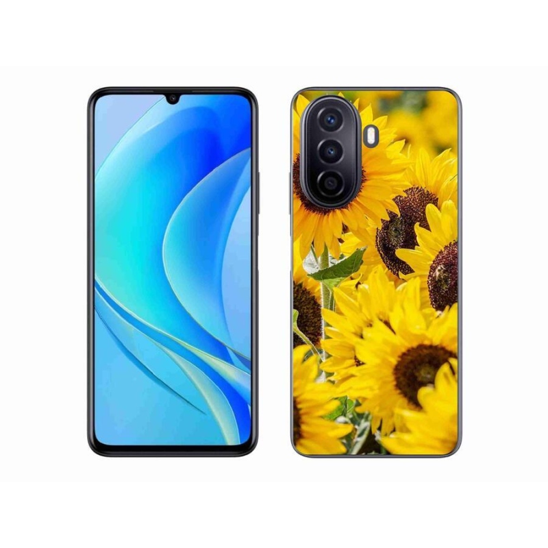 Gélový kryt mmCase na mobil Huawei Nova Y70 - slnečnica