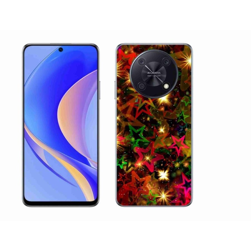 Gélový kryt mmCase na mobil Huawei Nova Y90 - farebné hviezdičky