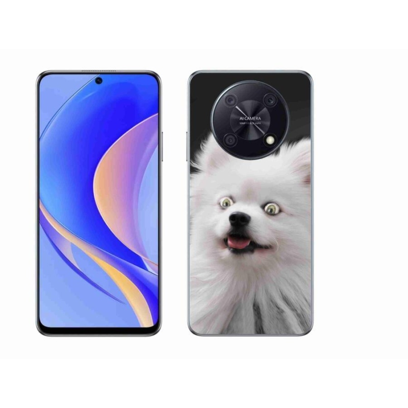 Gélový kryt mmCase na mobil Huawei Nova Y90 - biely špic