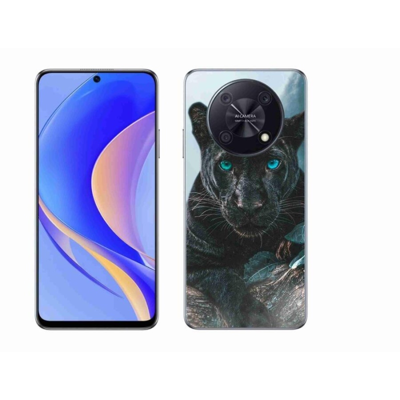 Gélový kryt mmCase na mobil Huawei Nova Y90 - čierny panter