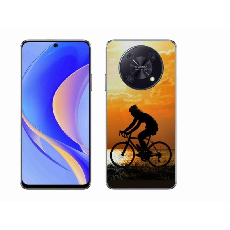 Gélový kryt mmCase na mobil Huawei Nova Y90 - cyklovýlet