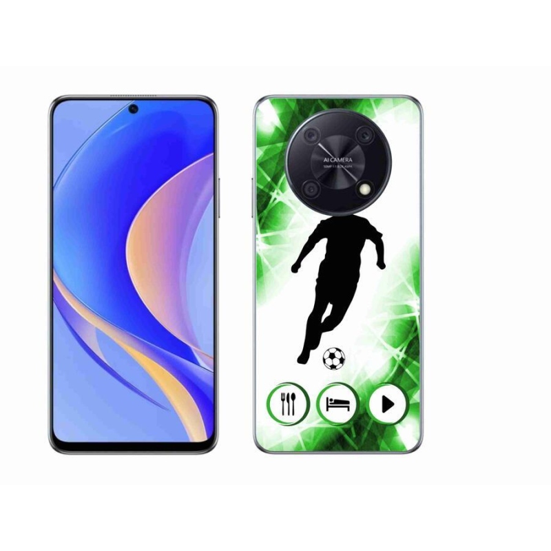 Gélový kryt mmCase na mobil Huawei Nova Y90 - futbalista