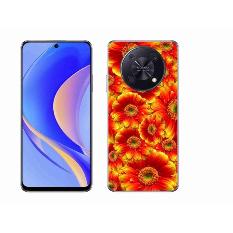 Gélový kryt mmCase na mobil Huawei Nova Y90 - gerbera 1