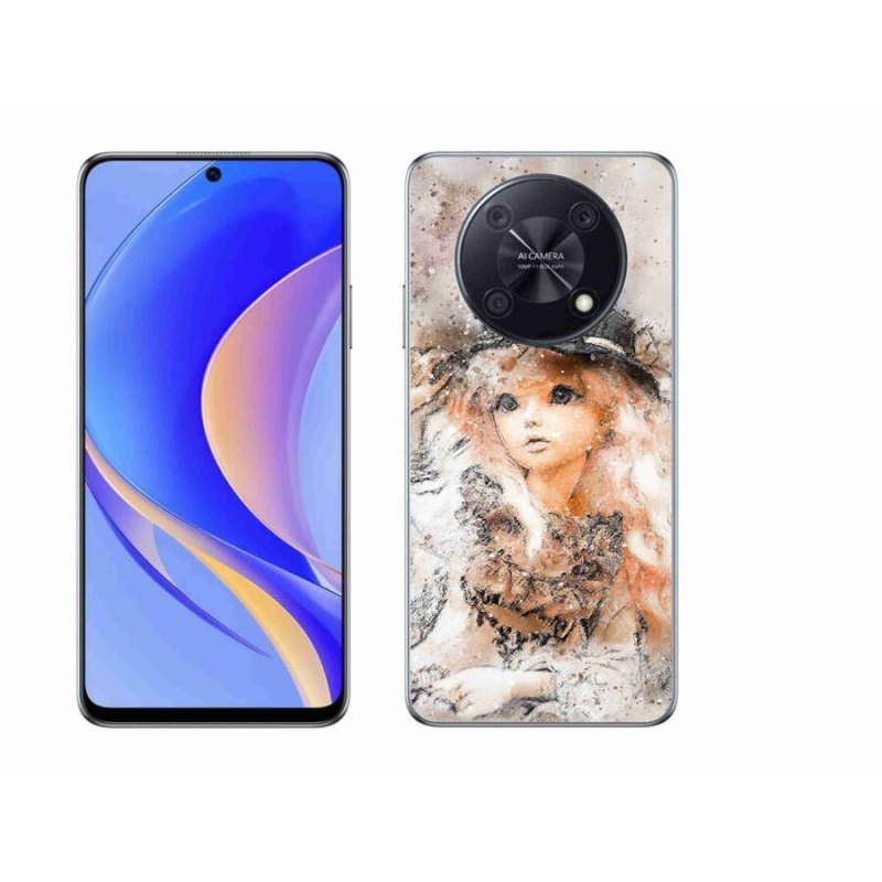 Gélový kryt mmCase na mobil Huawei Nova Y90 - dievčatko s klobúkom